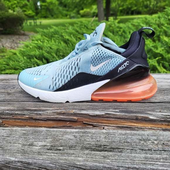 Nike Shoes - Nike Air Max 270 Womens Blue Running Sneakers